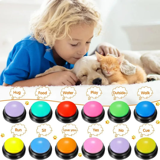 Talking Dog Voice Buttons Set