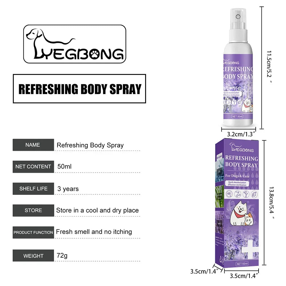 Lavender Pet Deodorizer Spray