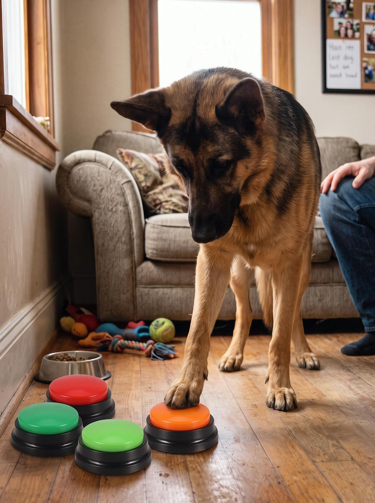 Talking Dog Voice Buttons Set