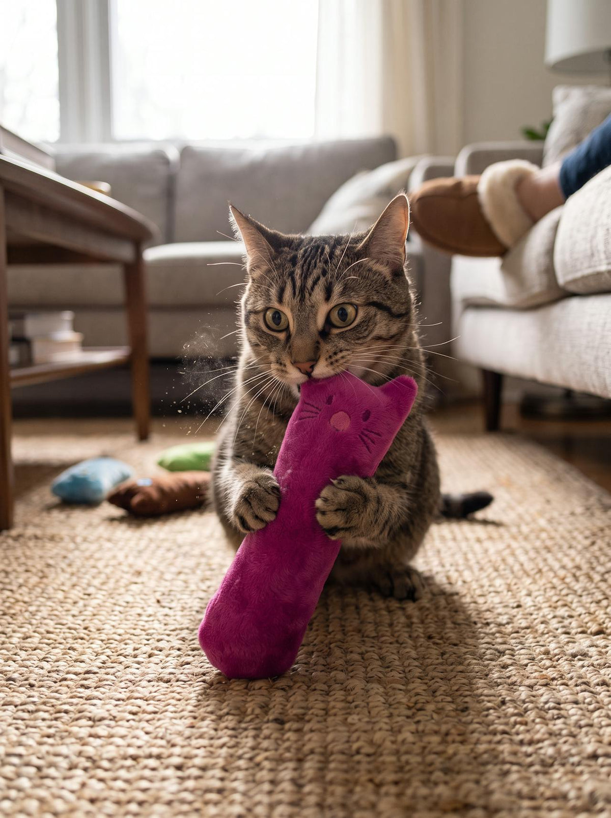 Catnip Plush Chew Toy for Cats