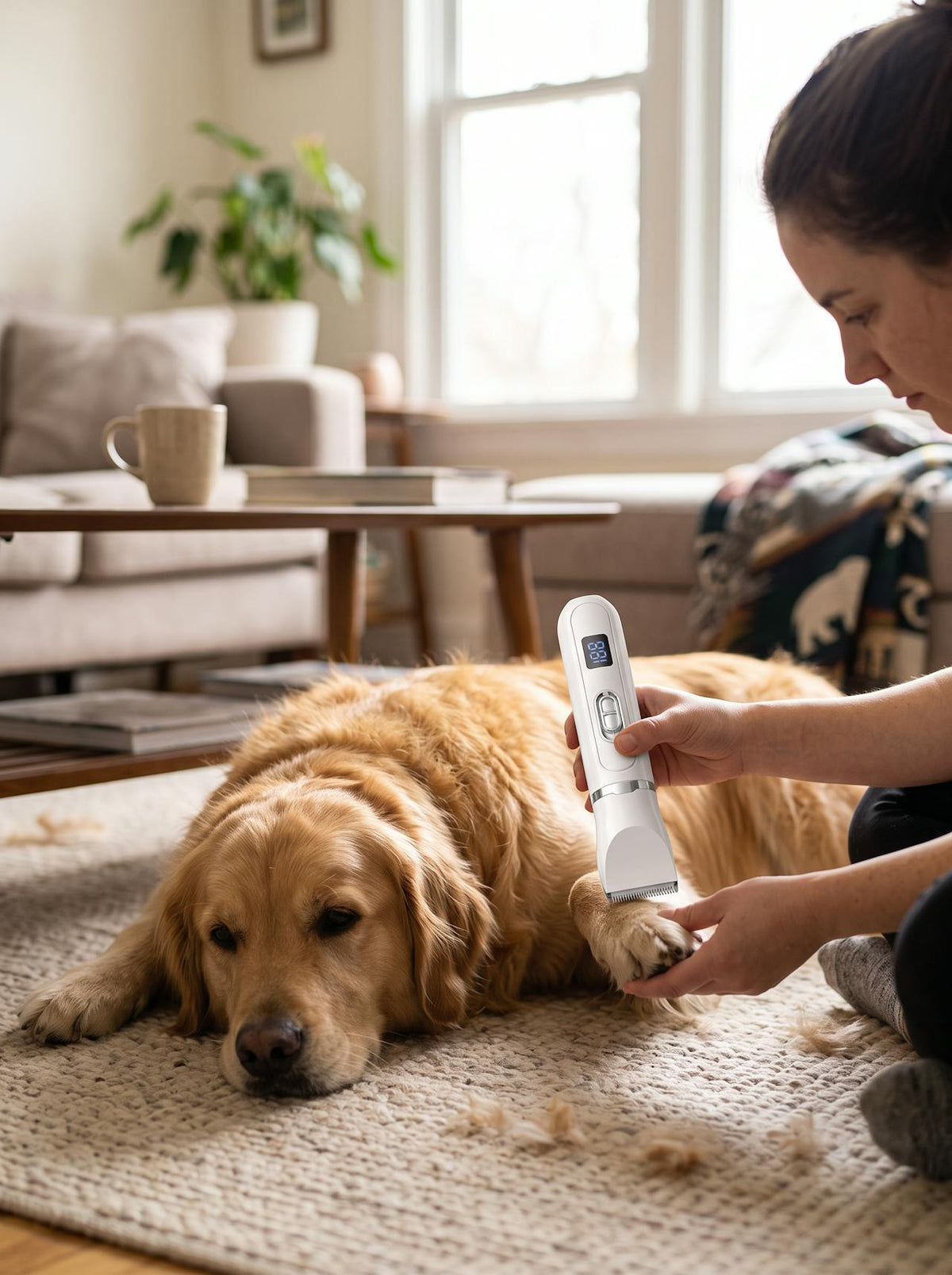Silent Rechargeable Pet Clipper