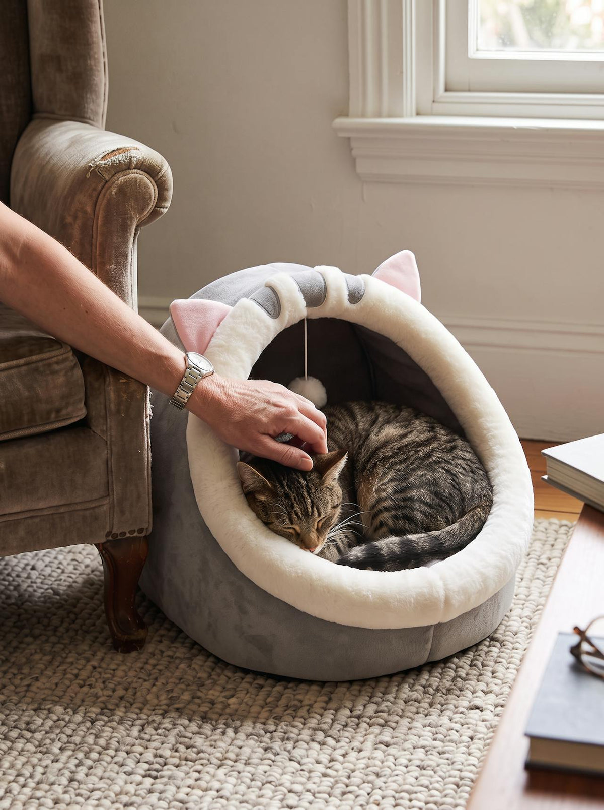 Foldable Cartoon Pet Bed