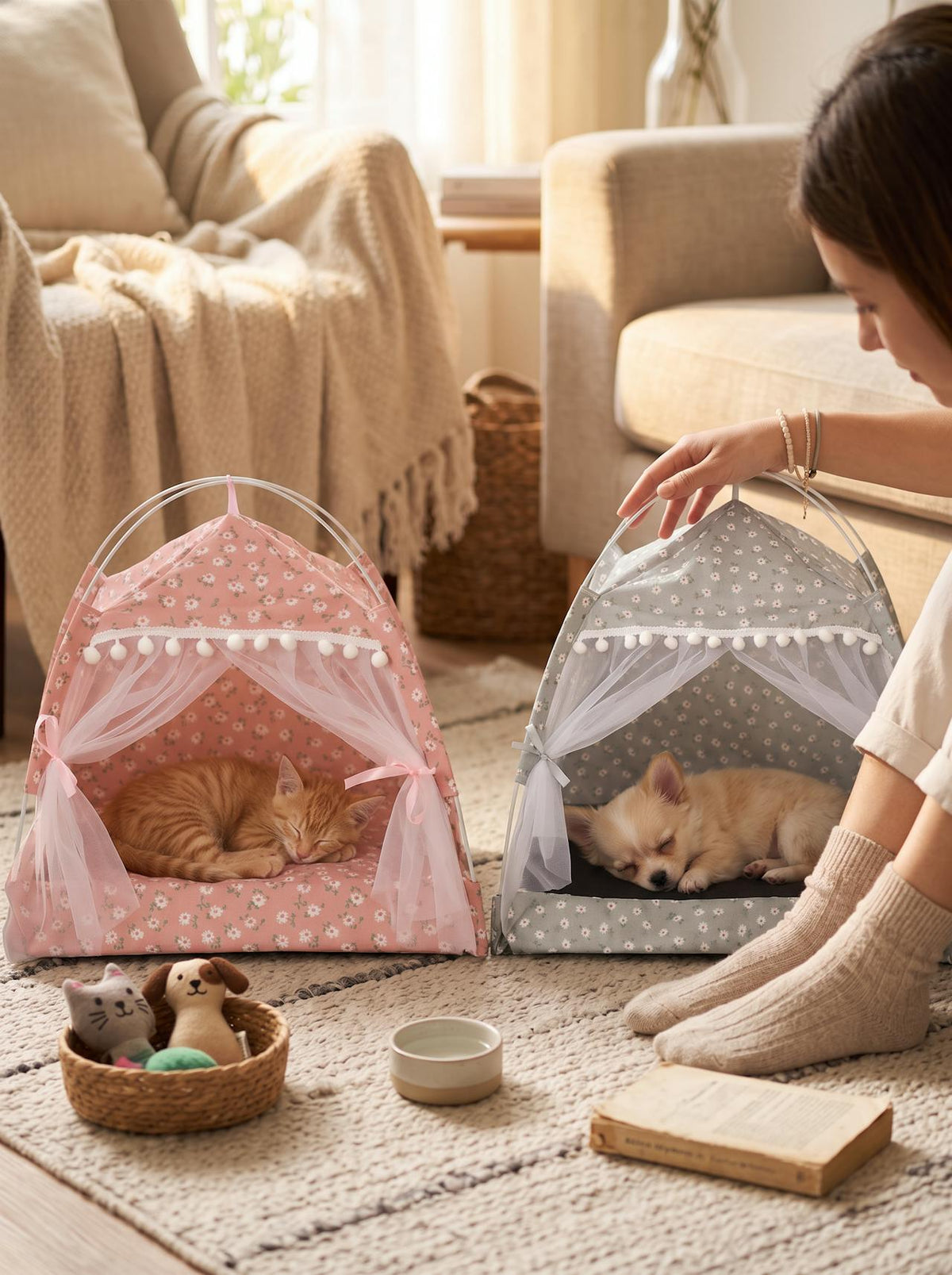 Portable Cat Tent Playpen
