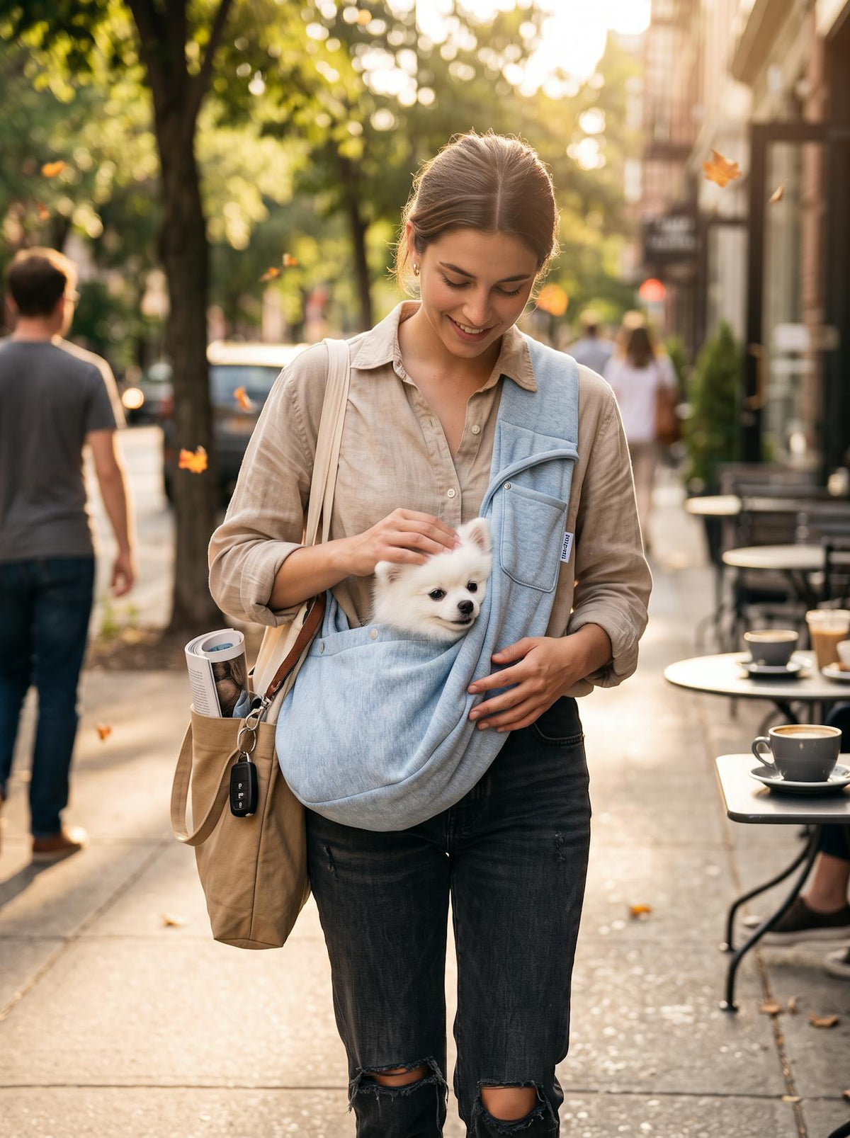 Outdoor Pet Carrier Shoulder Bag