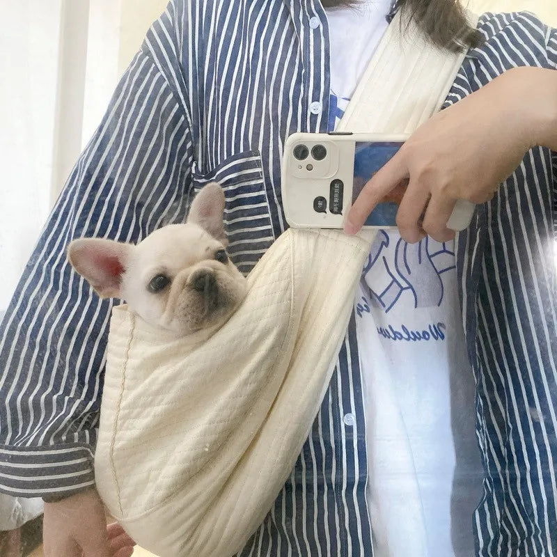 Canvas Shoulder Pet Carrier Tote