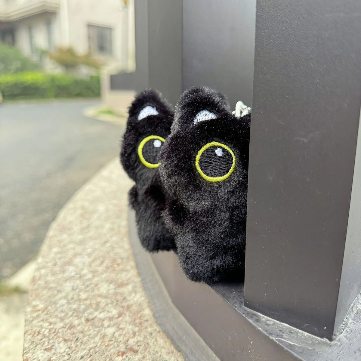 Mini Plush Animal Keyring