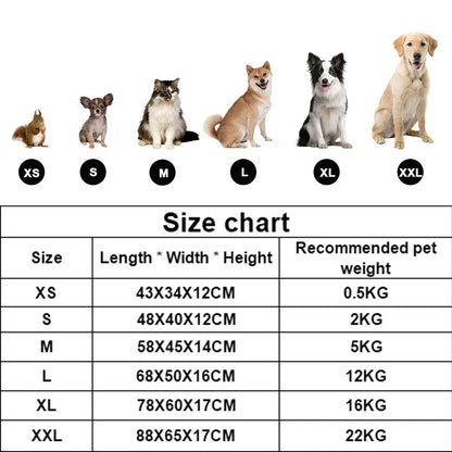 Square Plush Calming Pet Bed