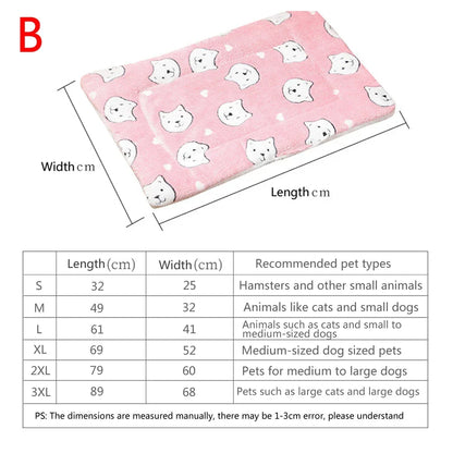 Flannel Pet Sleeping Mat