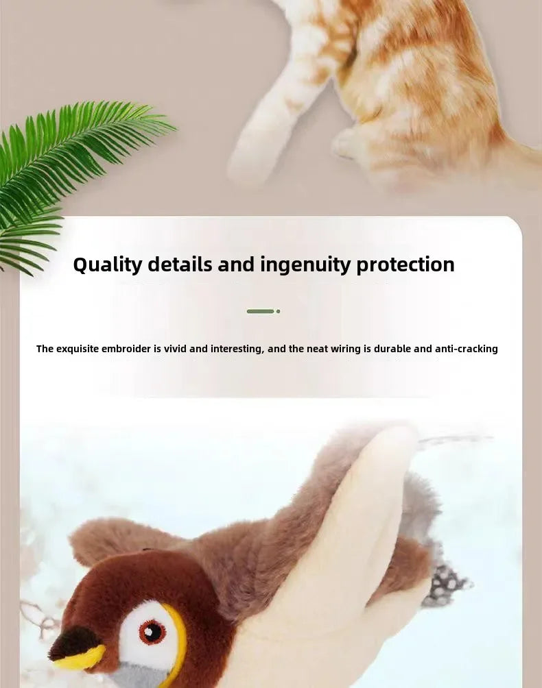 Interactive Catnip Bird Toy