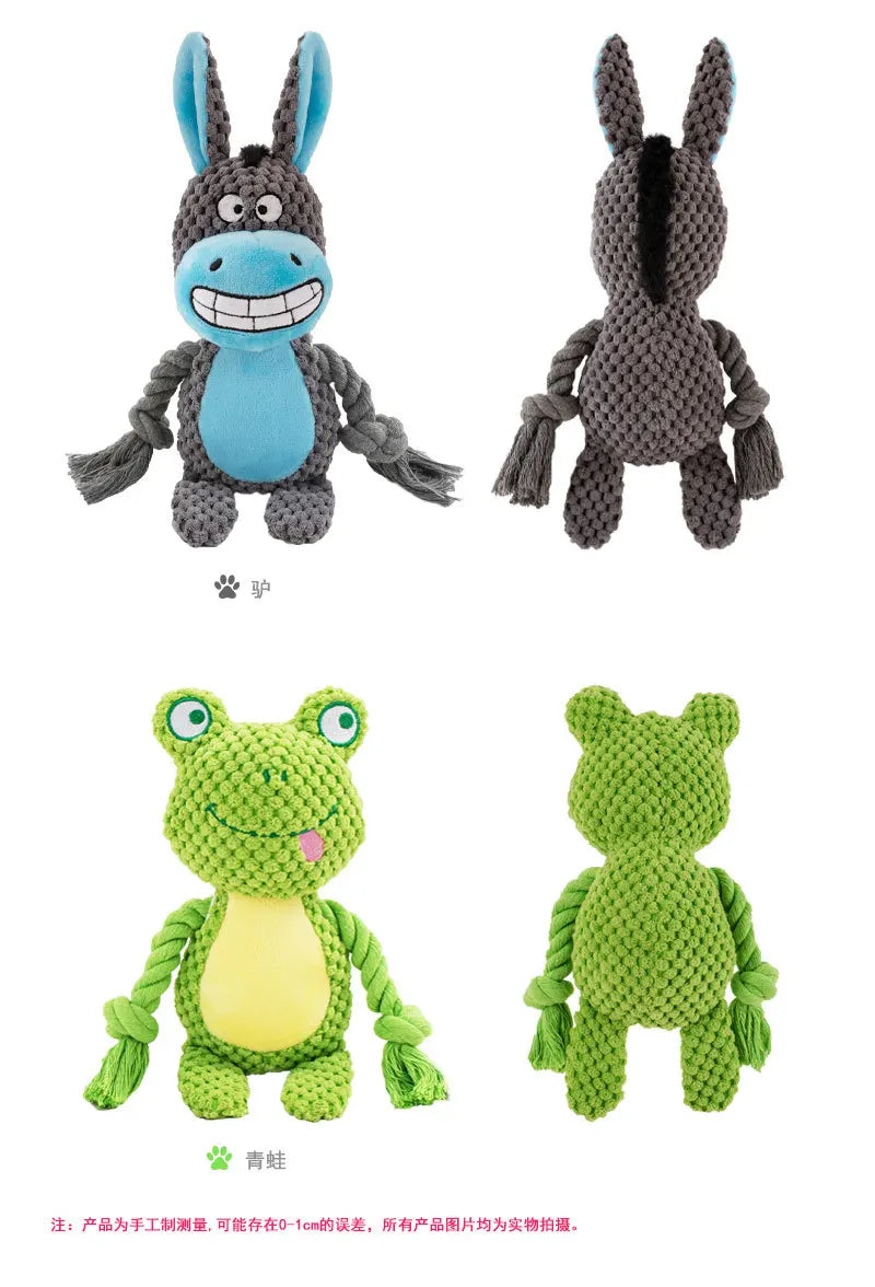 Tough Plush Squeaky Dog Toy