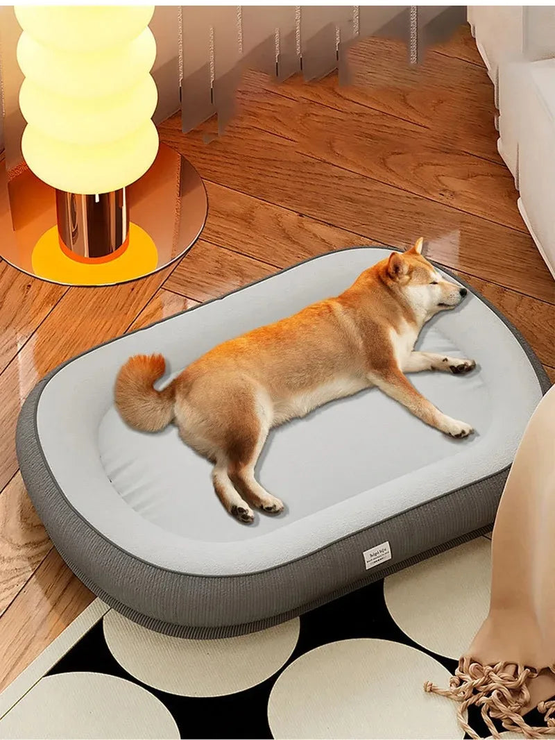 Plush Pet Bed Basket