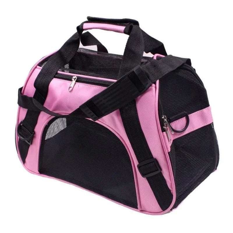 Foldable Mesh Pet Carrier Handbag