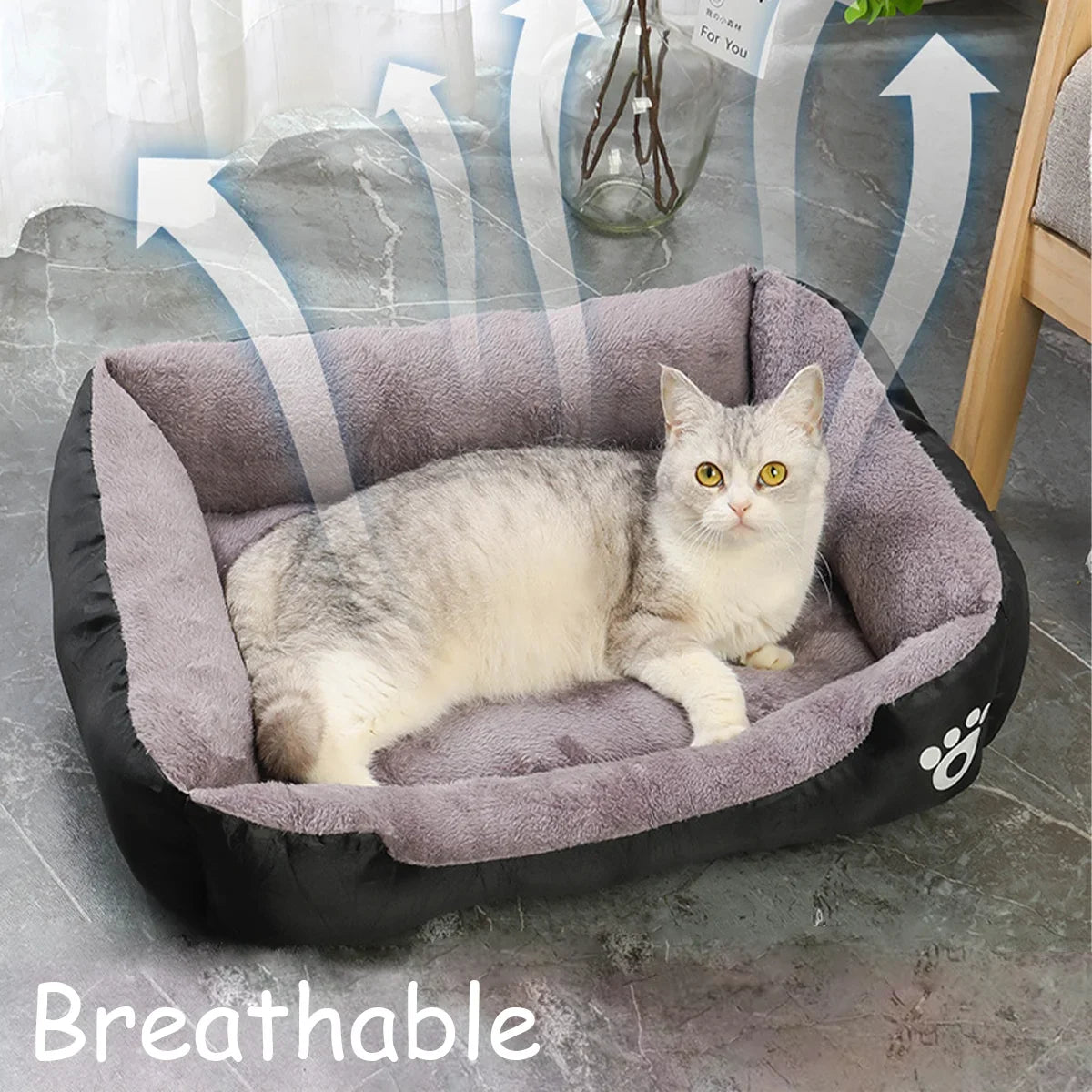 Waterproof Square Pet Bed