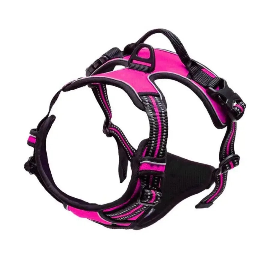 Leather Dog Harness, Collar & Leash Set