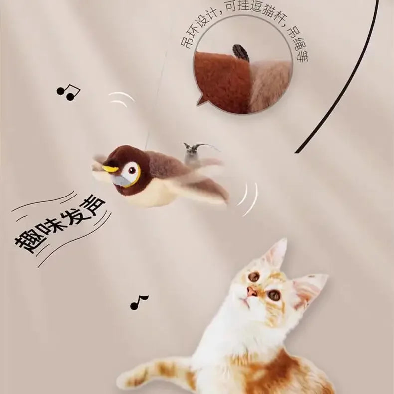 Interactive Catnip Bird Toy