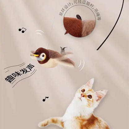 Interactive Catnip Bird Toy