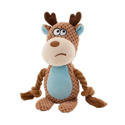 Tough Plush Squeaky Dog Toy