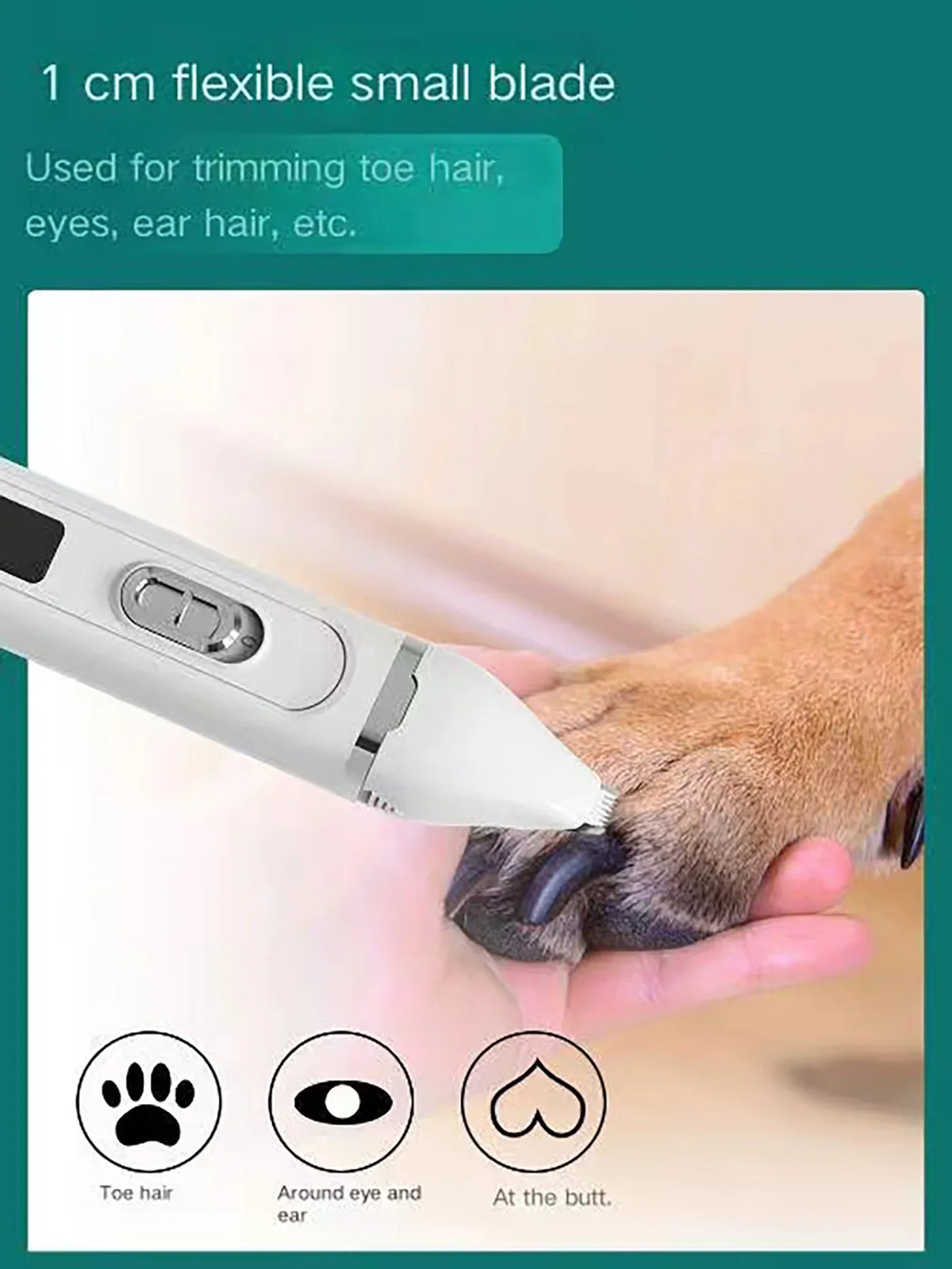 Silent Rechargeable Pet Clipper