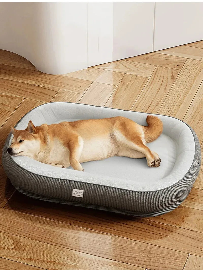 Plush Pet Bed Basket