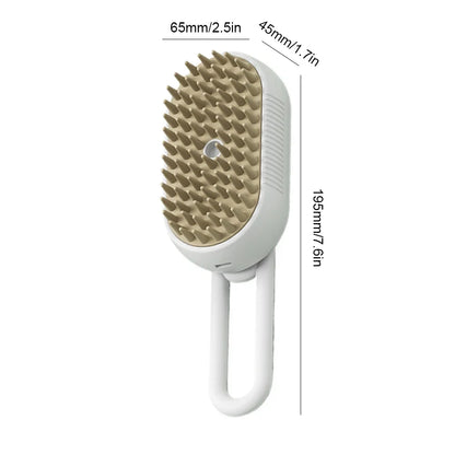 USB Rechargeable Pet Steam Brush