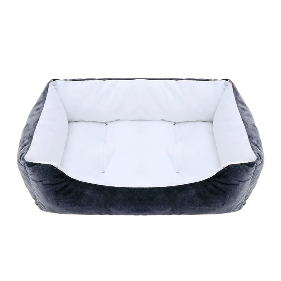 Square Plush Calming Pet Bed