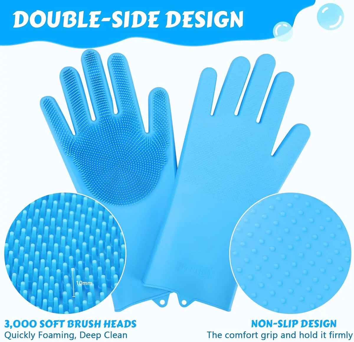 Silicone Pet Bath & Grooming Glove