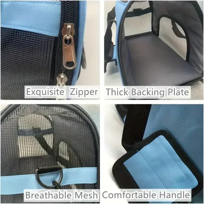 Foldable Mesh Pet Carrier Handbag
