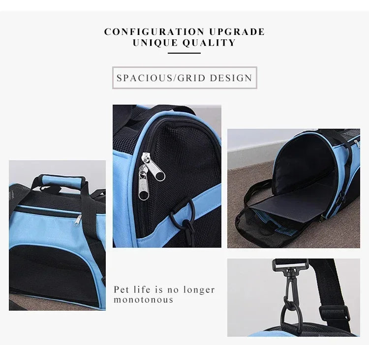 Foldable Mesh Pet Carrier Handbag