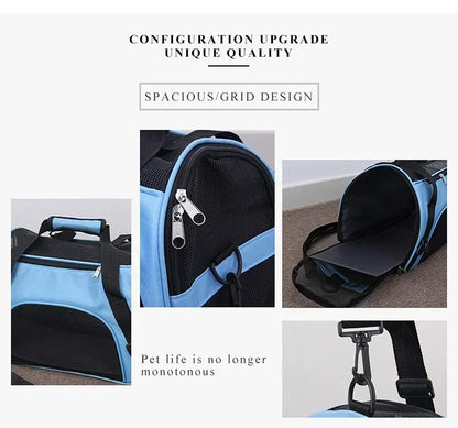 Foldable Mesh Pet Carrier Handbag
