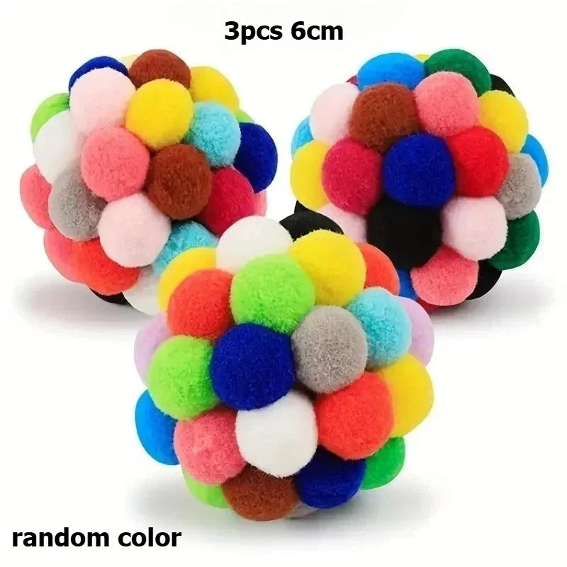 Cat Plush Bell Balls
