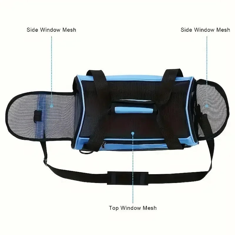 Foldable Mesh Pet Carrier Handbag