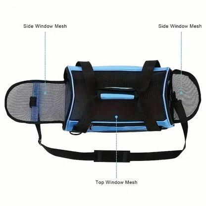Foldable Mesh Pet Carrier Handbag