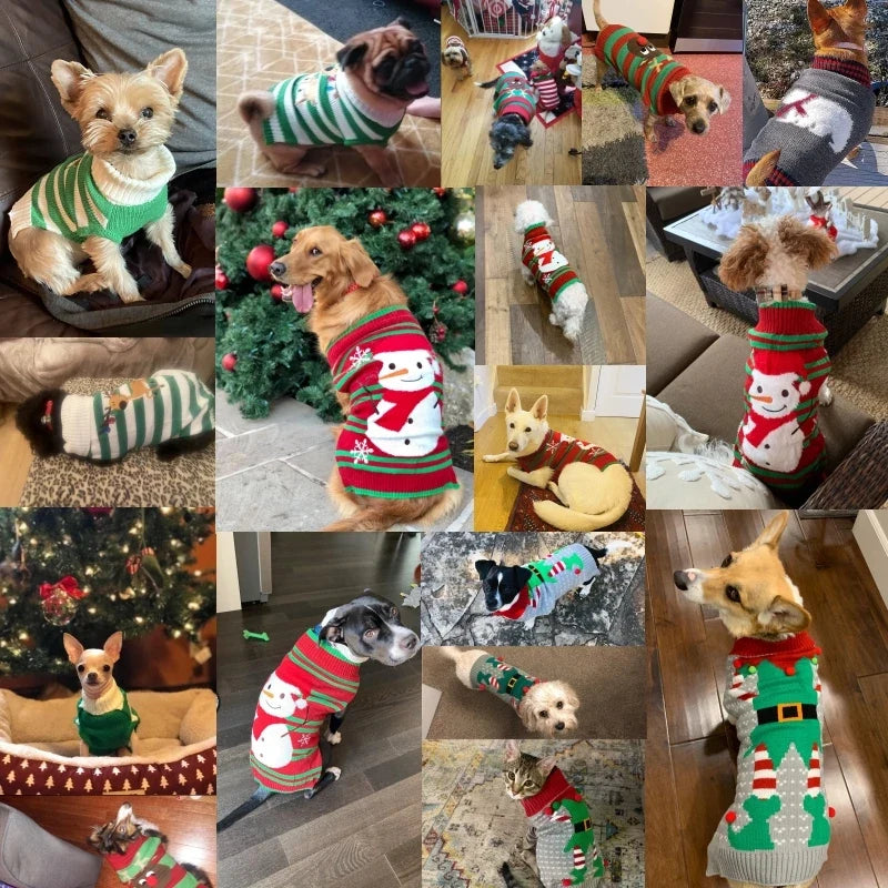 Christmas Knit Pet Sweater