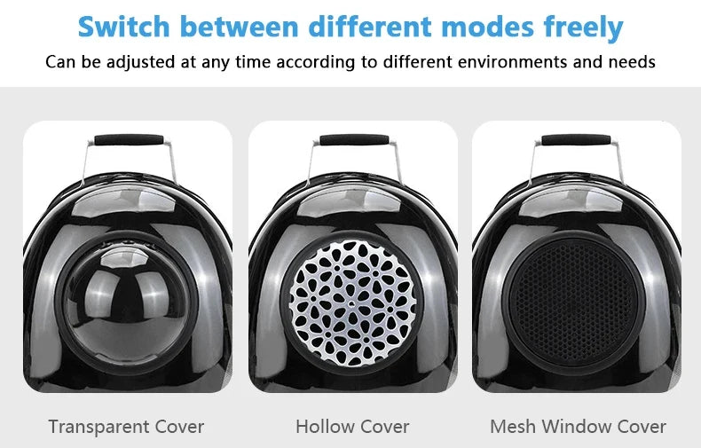 Clear Capsule Pet Backpack