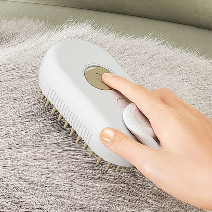 USB Rechargeable Pet Steam Brush