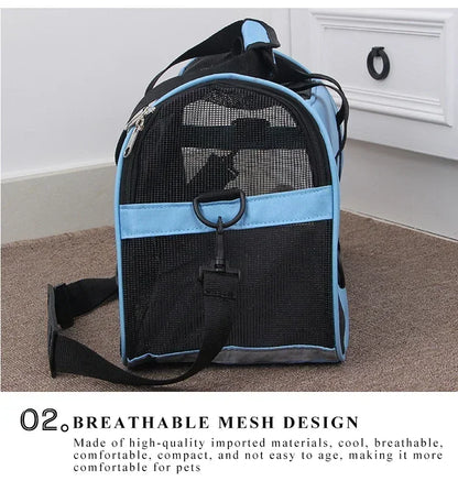 Foldable Mesh Pet Carrier Handbag