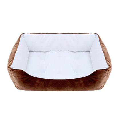 Square Plush Calming Pet Bed