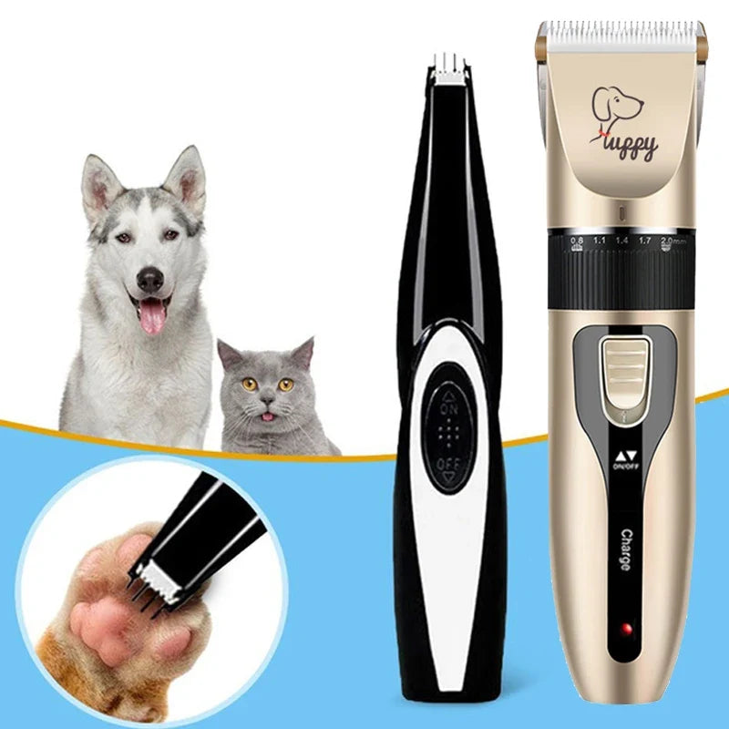 Electric Pet Grooming Clipper Kit
