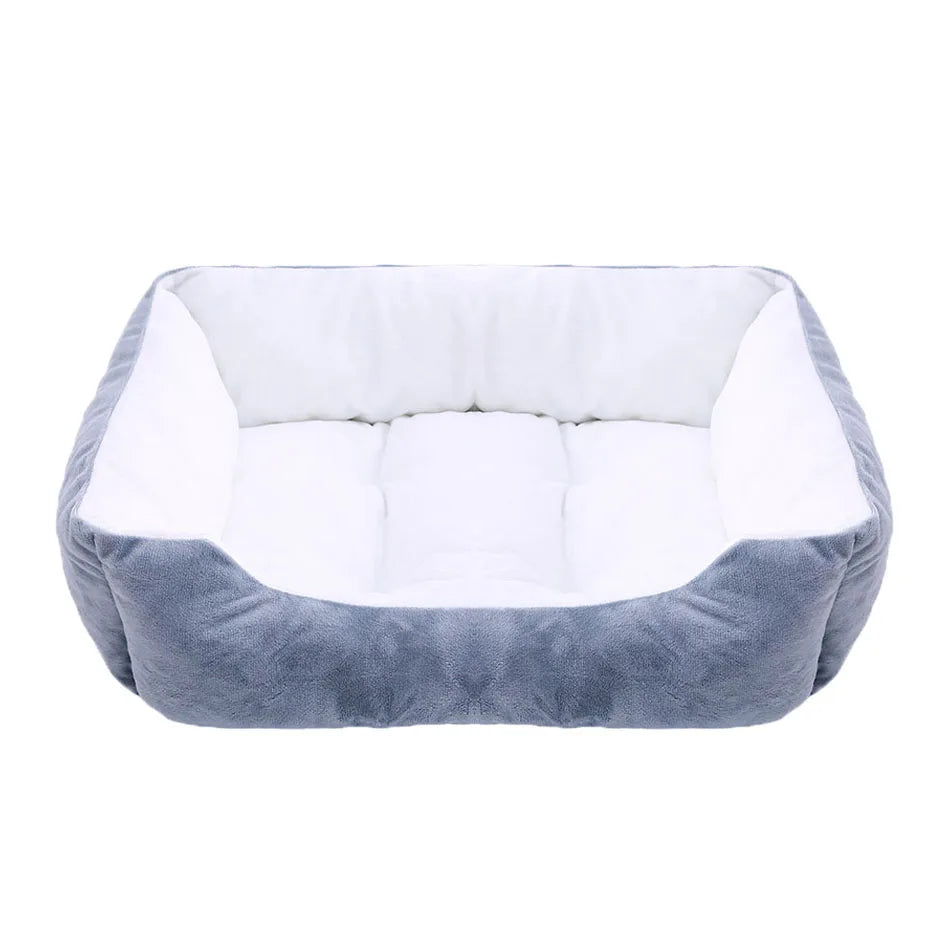 Square Plush Calming Pet Bed