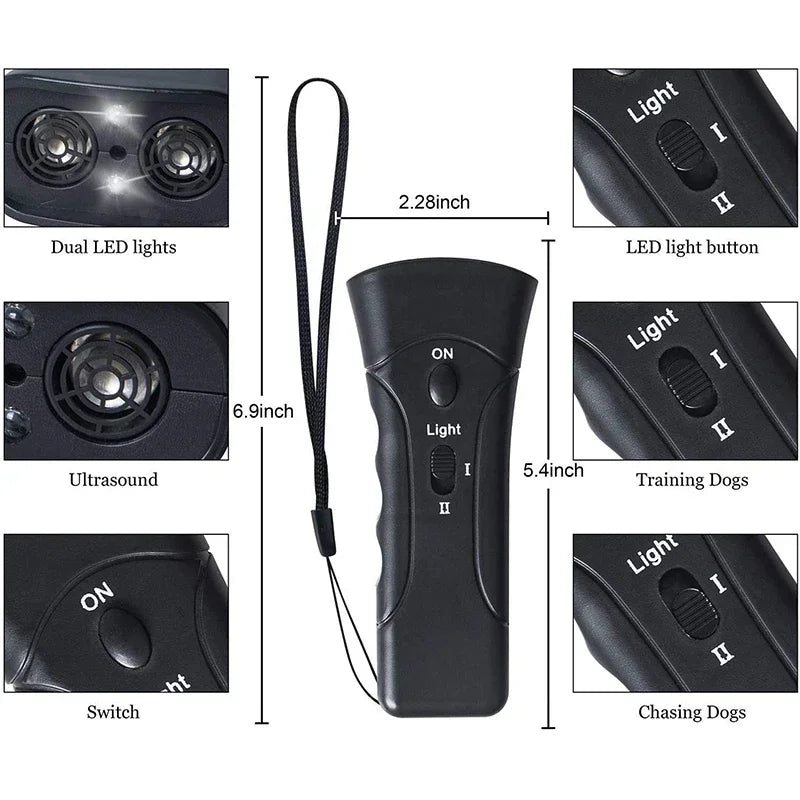 Ultrasonic Bark Control Trainer