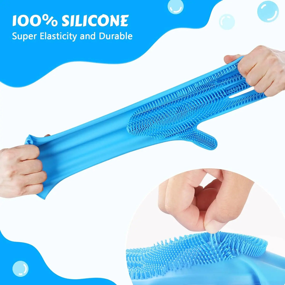 Silicone Pet Bath & Grooming Glove