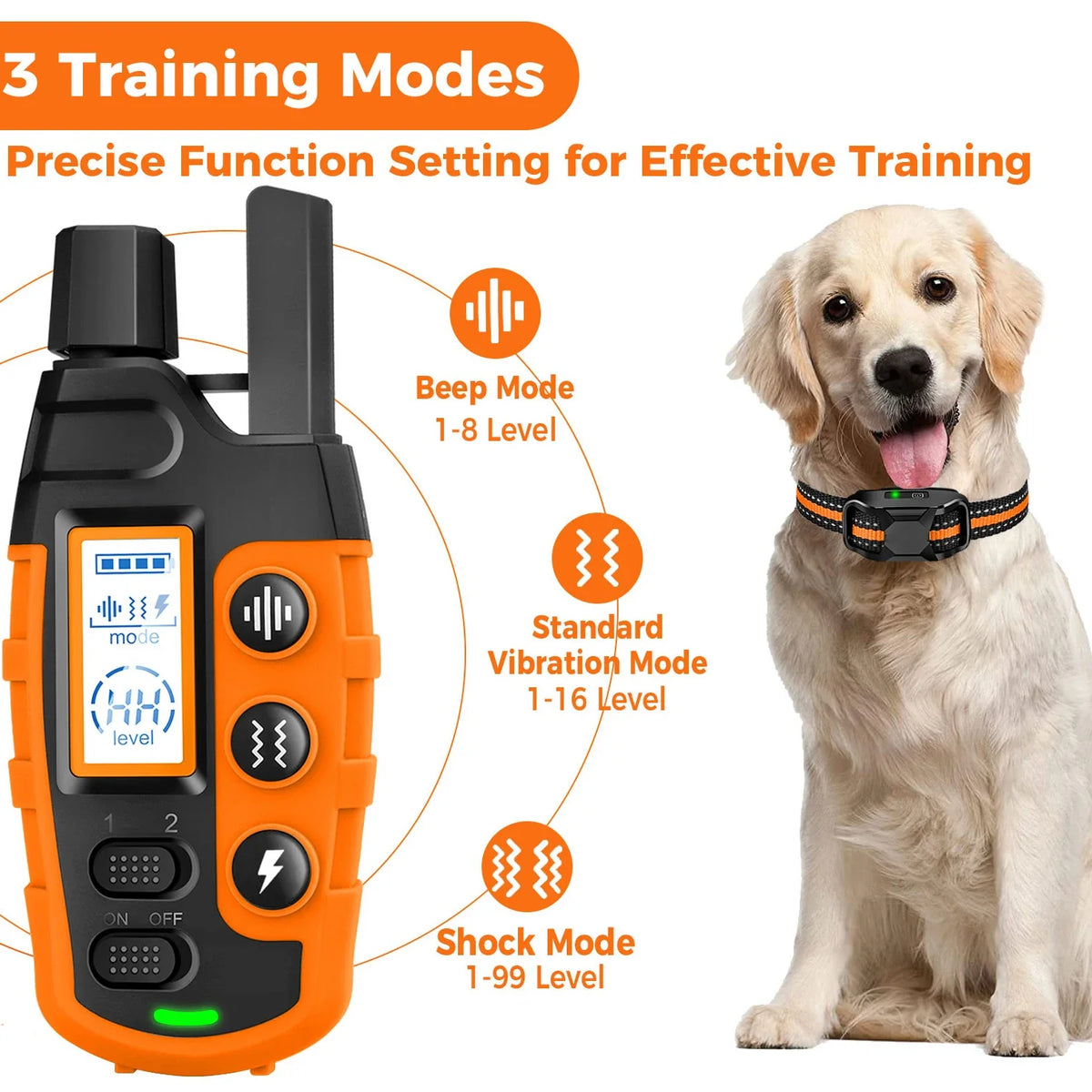 Long-Range Remote Dog Training Collar