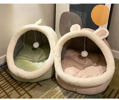 Foldable Cartoon Pet Bed