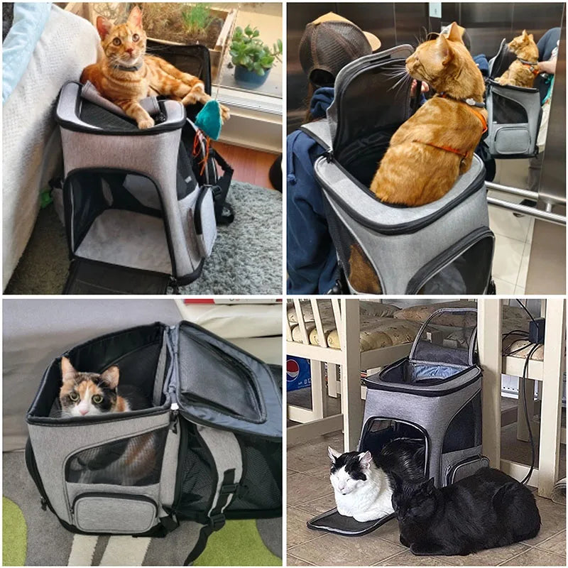 Expandable Pet Carrier Backpack