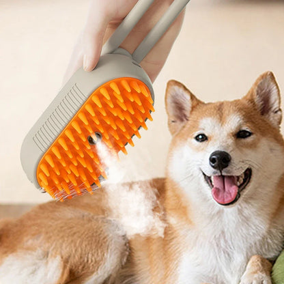 USB Rechargeable Pet Steam Brush