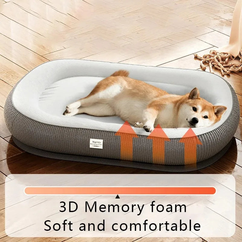 Plush Pet Bed Basket