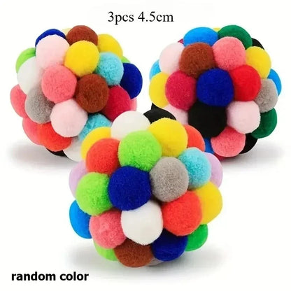 Cat Plush Bell Balls