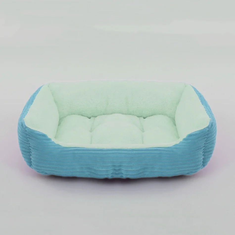 Square Plush Calming Pet Bed