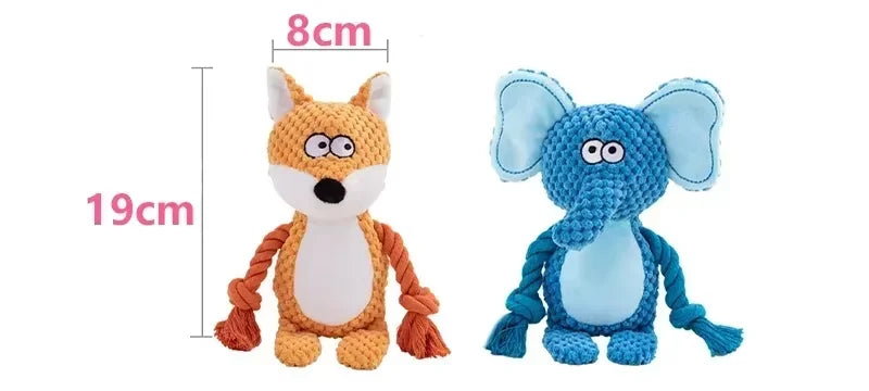 Tough Plush Squeaky Dog Toy