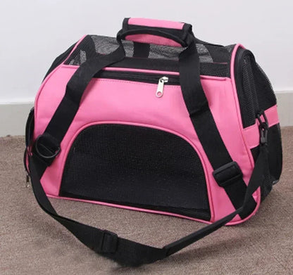 Foldable Mesh Pet Carrier Handbag
